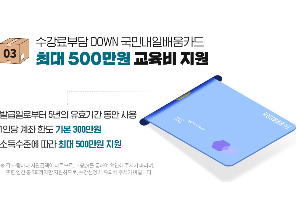 ������δ� DOWN ���γ��Ϲ��ī�� �ִ� 500���� ������ ����, �߱��Ϸκ��� 5���� ��ȿ�Ⱓ���� ���, 1�δ� �����ѵ� �⺻ 300����, �ҵ���ؿ� ���� �ִ� 500���� ����